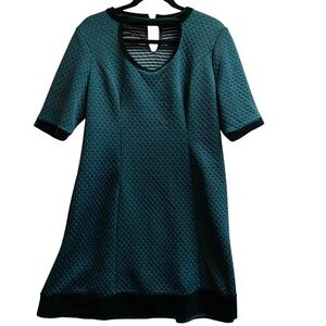 Shelley Klassen quilted velvet tunic dress Sz XL